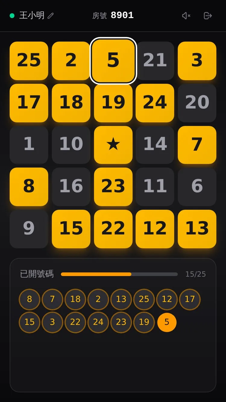 2. 等待主持人確認發獎